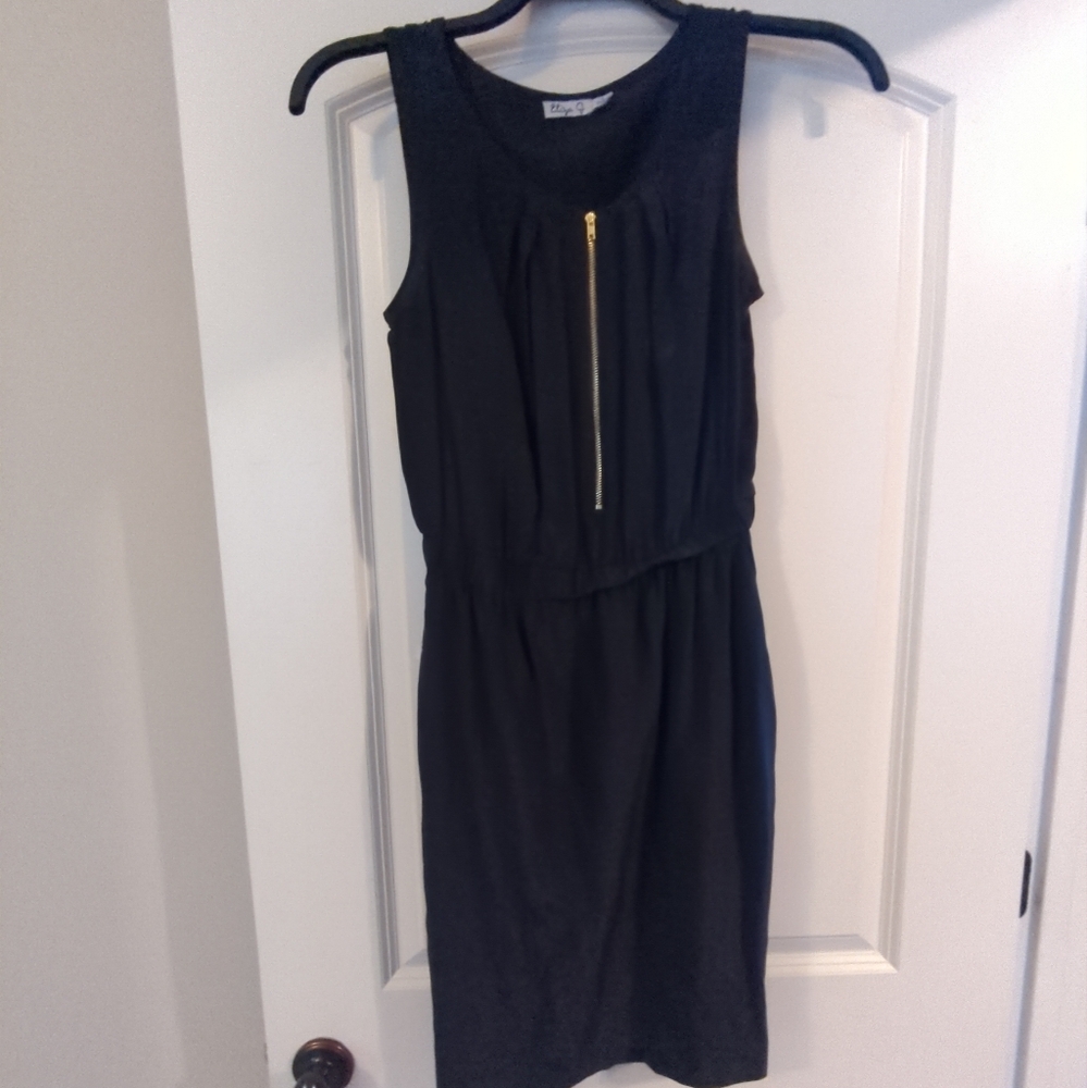 Eliza J Blue Sleeveless Sheath Mini Dress
